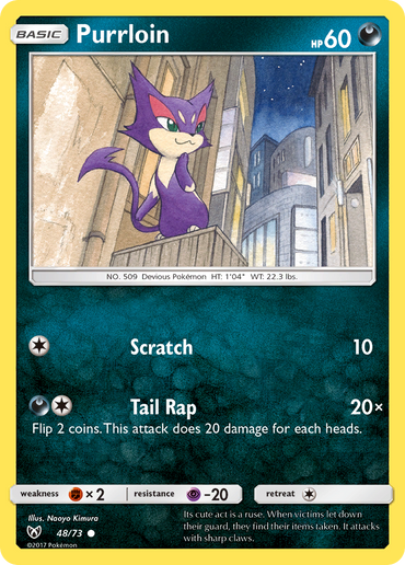 Purrloin (48/73) [Sun &amp; Moon: Shining Legends] 