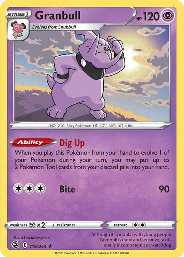 Granbull (116/264) [Sword &amp; Shield: Fusion Strike] 